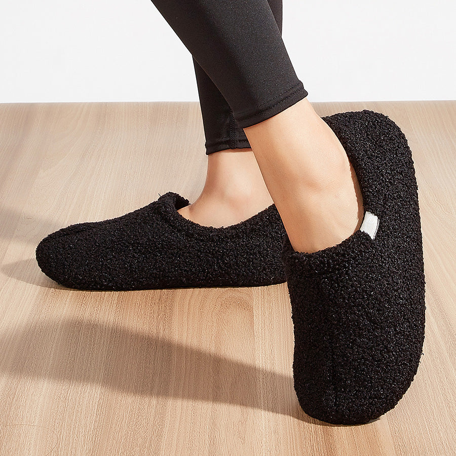 Women Casual Fluffy House Slippers with Polar Fleece Lining