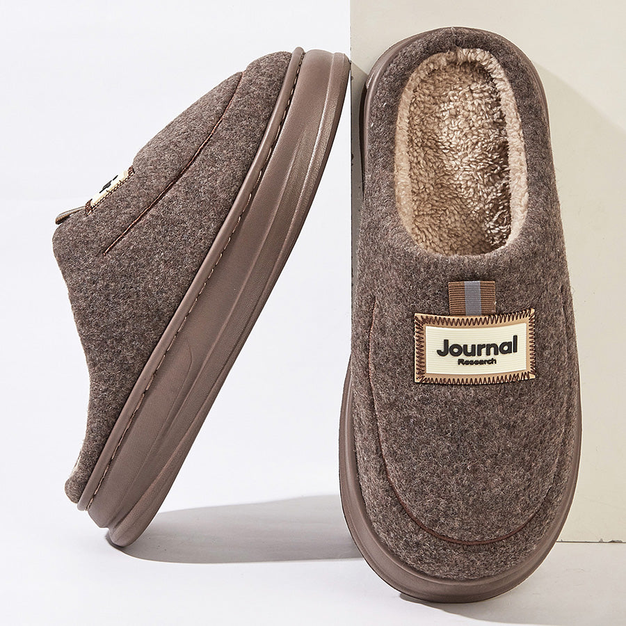 Men Luxury Wool Felt upper Slippers