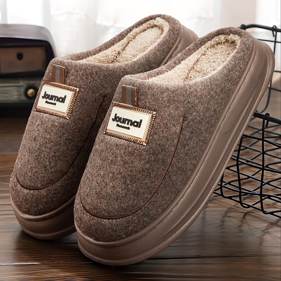 Men Luxury Wool Felt upper Slippers