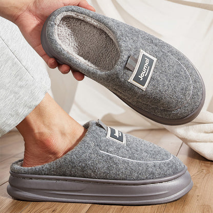 Men Luxury Wool Felt upper Slippers