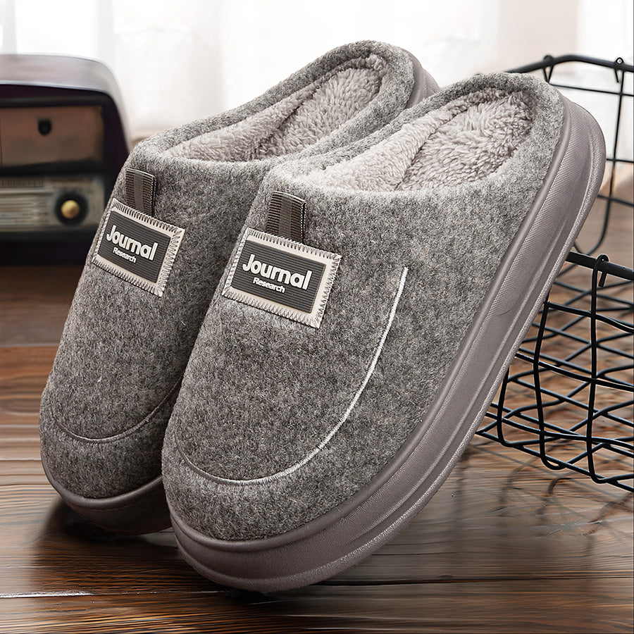 Men Luxury Wool Felt upper Slippers