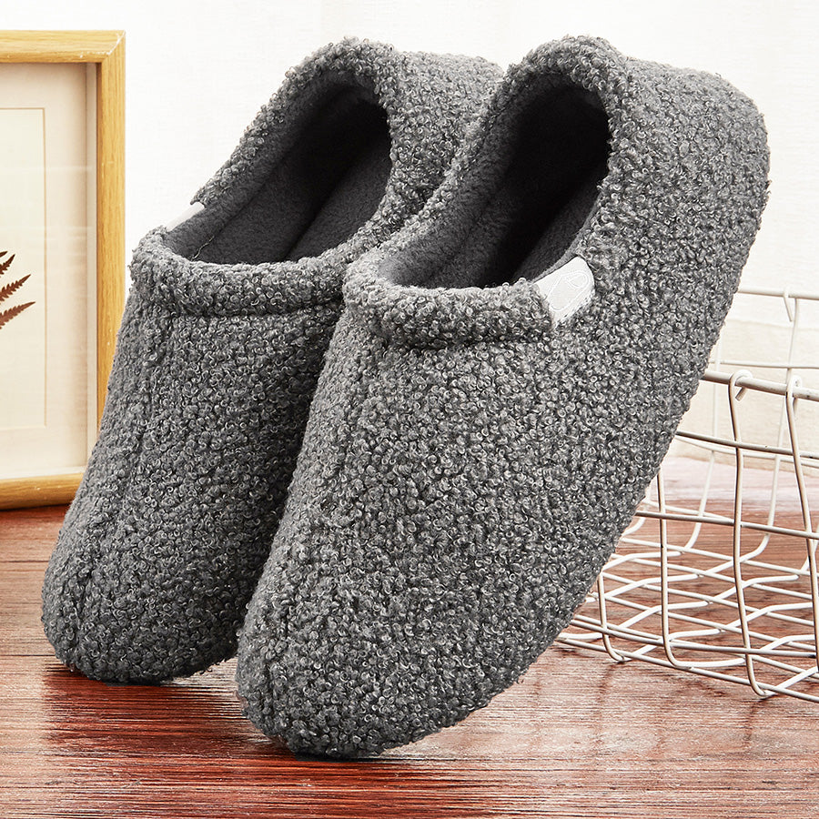 Women Casual Fluffy House Slippers with Polar Fleece Lining