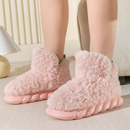 Womens Cute Fuzzy Slipper Boots