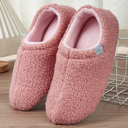 Women Casual Fluffy House Slippers with Polar Fleece Lining