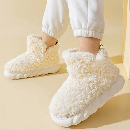 Womens Cute Fuzzy Slipper Boots